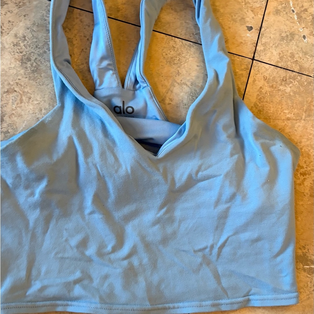 Alo Airbrush Real Bra Tank Top - Picture 3 of 5